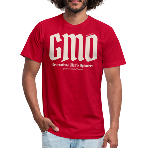 GMO Beige Acro B&C Tee - red