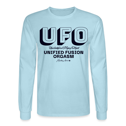 UFO Long Sleeve Hoodie - powder blue