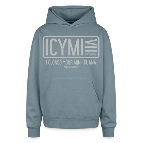 ICYMI Oversized Hoodie - stone blue
