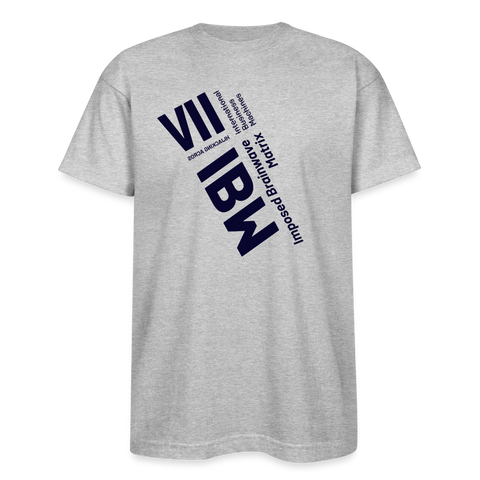 IBM Blue Acro Heavy T - heather gray