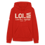 LOL Beige Acro Adidas Hoodie - red