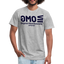 OMG Blue Acro B&C Tee - heather gray