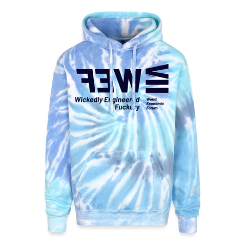 WEF Blue Acro Hoodie - blue lagoon