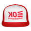 OK Red Acro Trucker Hat - white/red