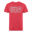STFU Tee - heather red