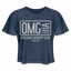 OMG Tee (W) - heather navy