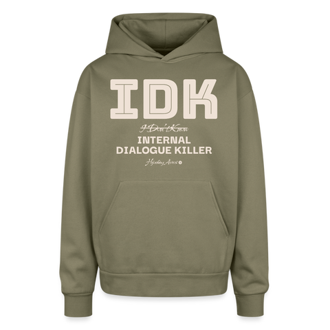 IDK Oversized Hoodie - olive