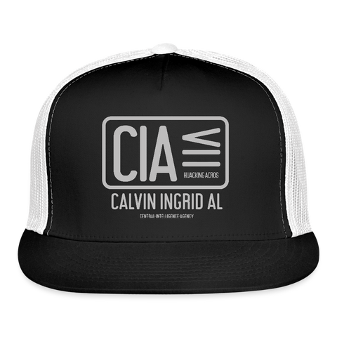 CIA Truckers Hat - black/white
