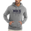 IDK Blue Acro Champion Hoodie - heather gray