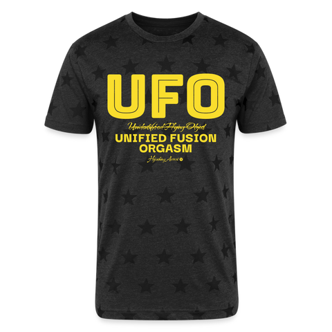 UFO Tee - charcoal star 