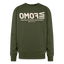 FOMO Beige Acro Oversized Sweat - olive green