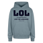 LOL Oversized Hoodie - stone blue