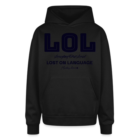 LOL Oversized Hoodie - black