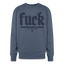 FUCK Blue Acro Oversized Sweat - stone blue