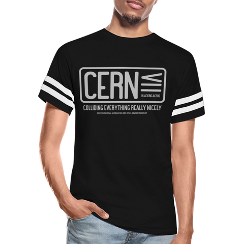 CERN Tee - black/white