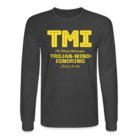 TMI Long Sleeve - heather black