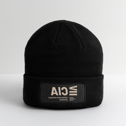 CIA Beige Acro Beanie - black