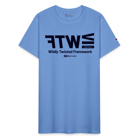 WTF Blue Acro Champion Tee - sky blue