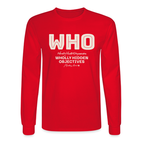 WHO Long Sleeve - red