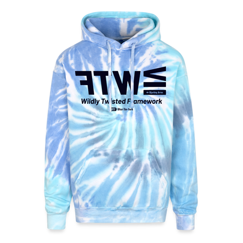 WTF Blue Acro Hoodie - blue lagoon