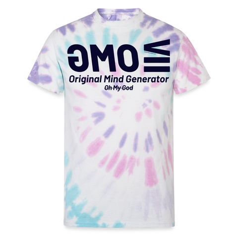 OMG Blue Acro Tee - Pastel Spiral