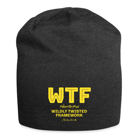 WTF Beanie - charcoal grey