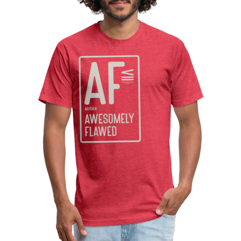 AF Tee - heather red