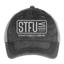 STFU Vintage Hat - washed black / silver