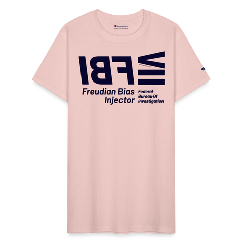 FBI Blue Acros Champion Tee - blush pink 