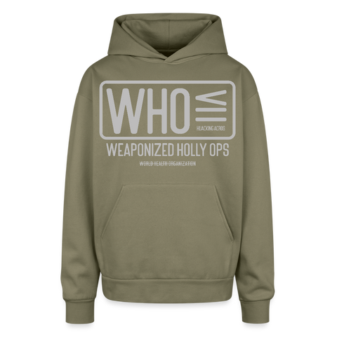 WHO Oversized Hoodie - olive