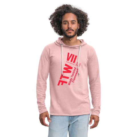 WTF Red Acro Long Sleeve - cream heather pink