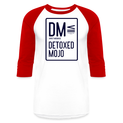 DM Tee - white/red
