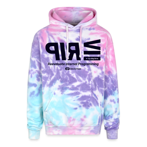 RIP Blue Acro Tie Dye Hoodie - cotton candy