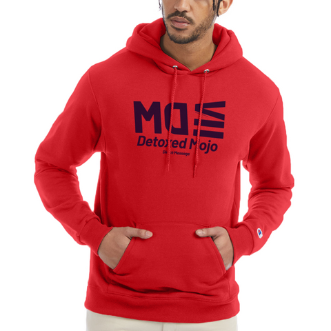 DM Blue Acro Champion Hoodie - Scarlet