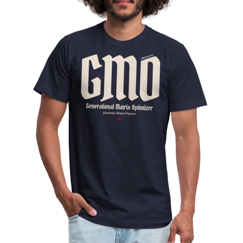 GMO Beige Acro B&C Tee - navy