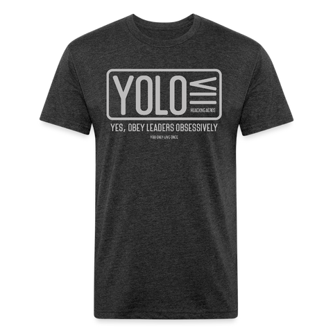 YOLO Tee - heather black