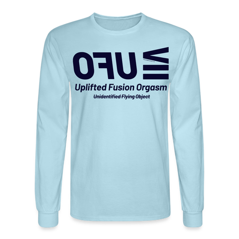 UFO Blue Acro Long Sleeve Tee - powder blue