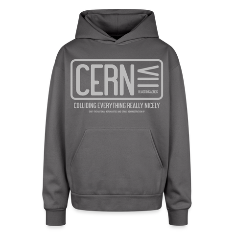 CERN Oversized Hoodie - graphite gray