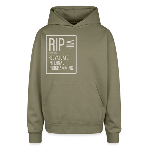 RIP Oversized Hoodie - olive