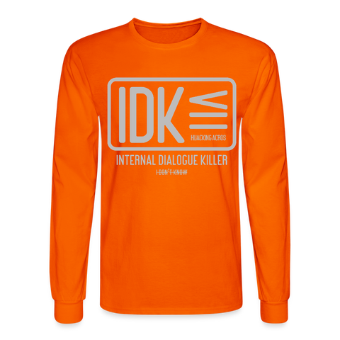 IDK Long Sleeve - orange