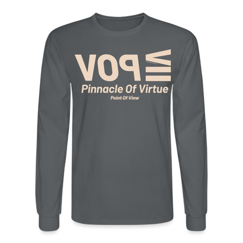 POV Beige Acro Long Sleeve - charcoal