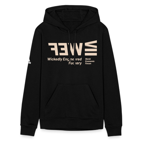 WEF Beige Acro Adidas Hoodie - black