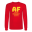 AF Long Sleeve - red