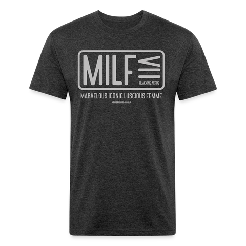MILF Tee - heather black