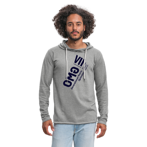 GMO Blue Acro Long Sleeve - heather gray