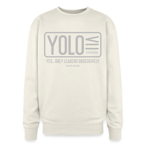 YOLO Oversized Sweatshirt - ivory