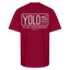 YOLO Heavy Tee - cardinal