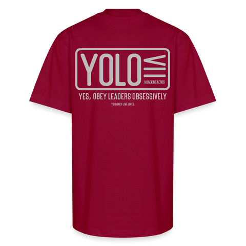 YOLO Heavy Tee - cardinal