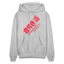 BRB Red Acro Hoodie - heather gray