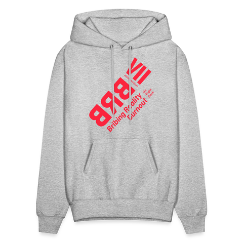 BRB Red Acro Hoodie - heather gray